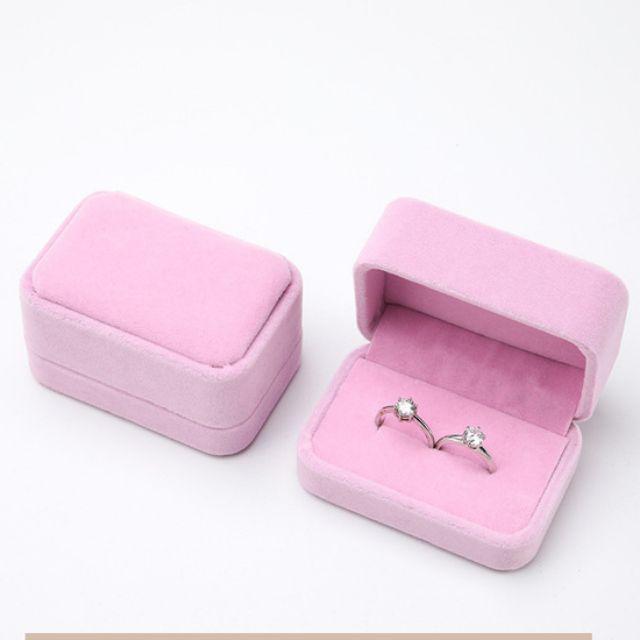 Jual Kotak Cincin Kotak Perhiasan Kalung Beludru Velvet Ring Box