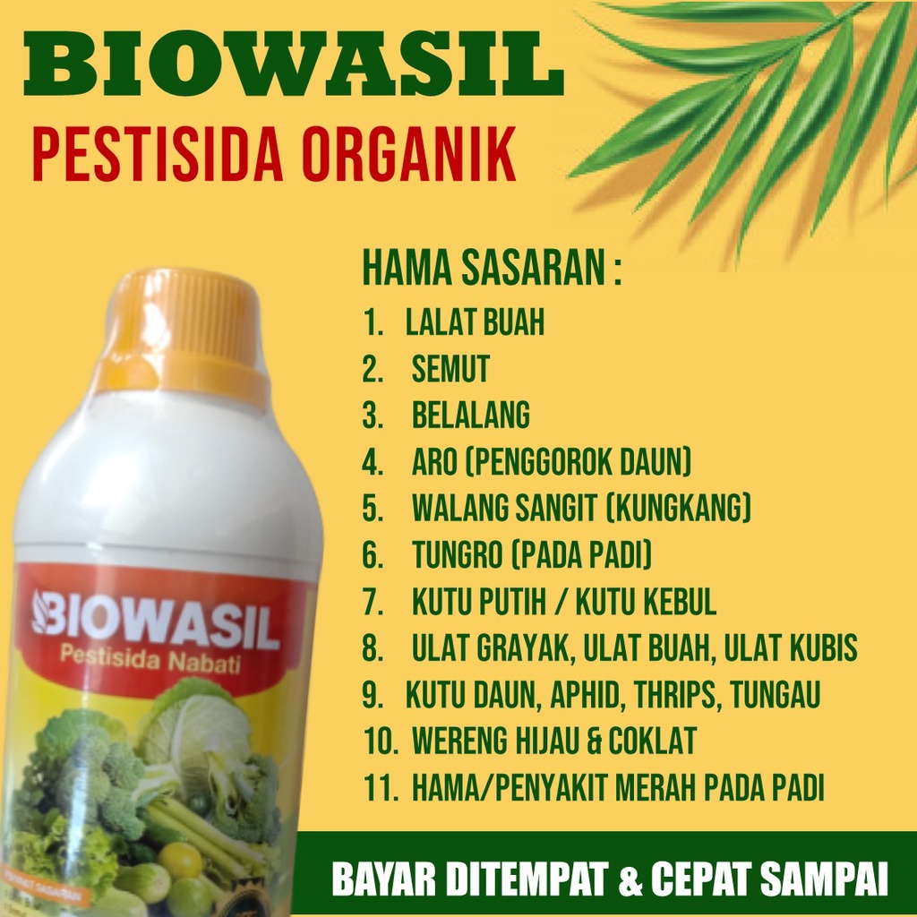 Jual Promo Insektisida Organik Cair Biowasil Ml Obat Hama Wereng