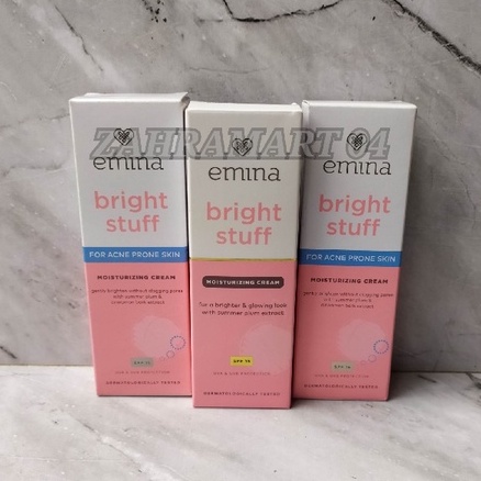 Jual Emina Bright Stuff Moisturizing Tone Up Acne Prone Skin Gr