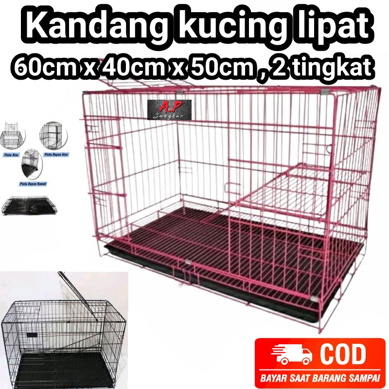 Jual Kandang Hewan Kandang Kucing Lipat Kandang Kucing Tingkat