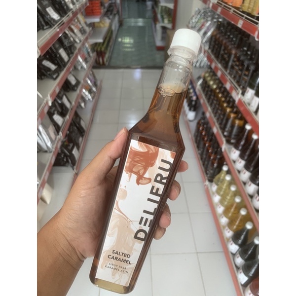 Jual Delifru Salted Caramel Syrup 500ml Shopee Indonesia