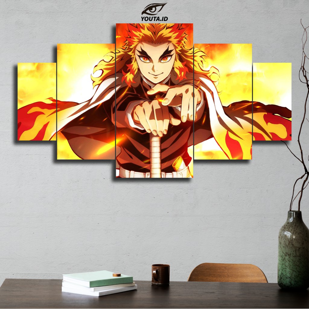 Jual Youta Id Hiasan Dinding Poster Anime Set Kyojuro Demon Slayer