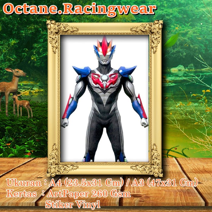 Jual Sticker Poster Ultramen Ultraman Mebius Chuck Nice Nexus Gaiya