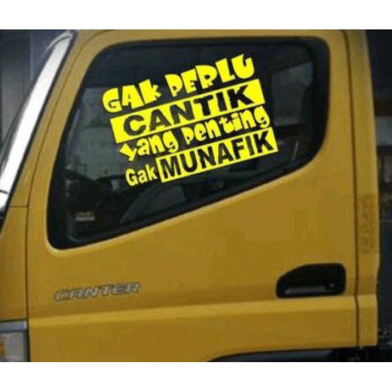 Jual STIKER MOBIL STICKER KATA KATA BUAT KACA TRUCK SAMPING TERMURAH