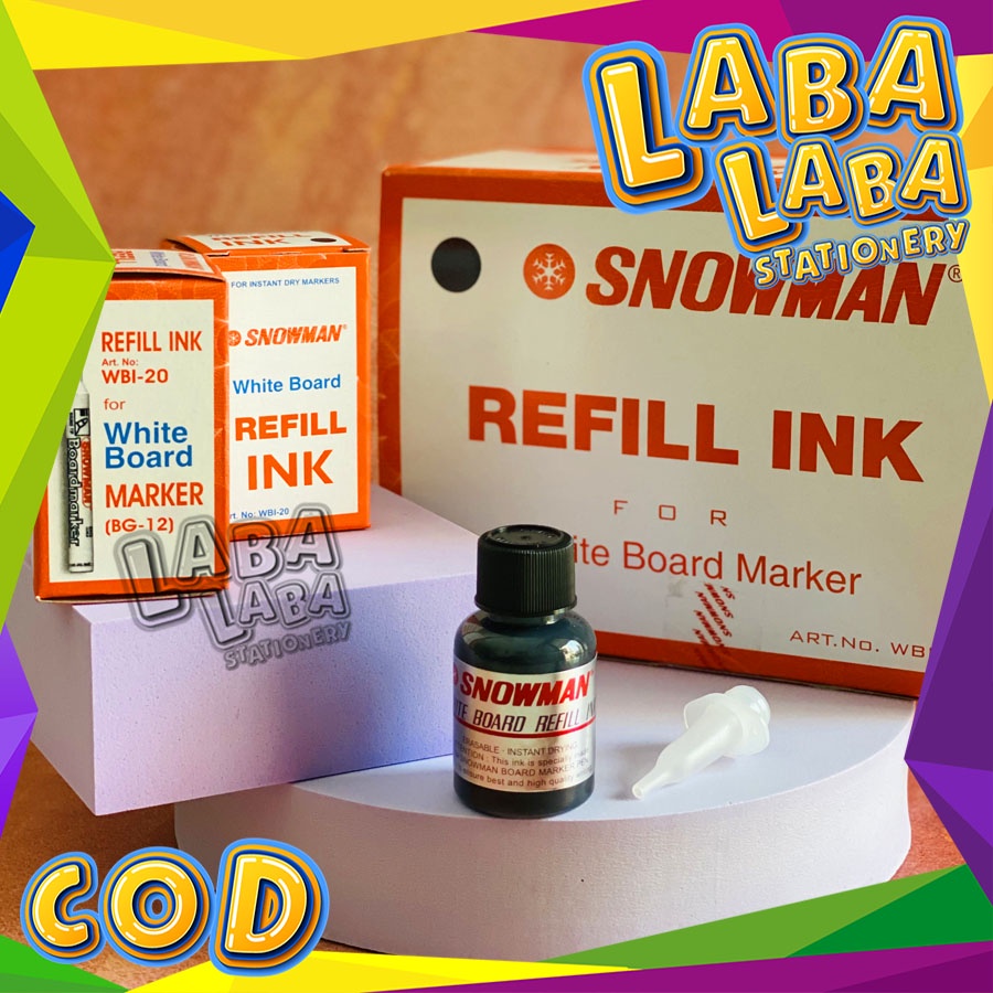 Jual LabalabaStationery Refill Isi Ulang Tinta Spidol Whiteboard