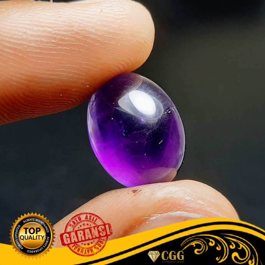 Jual Batu Kecubung Ungu Natural Amethyst Quartz Shopee Indonesia