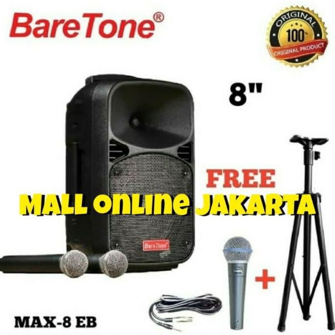 Jual Speaker Aktif Portable Baretone Inch Bluetooth Max Eb Speker