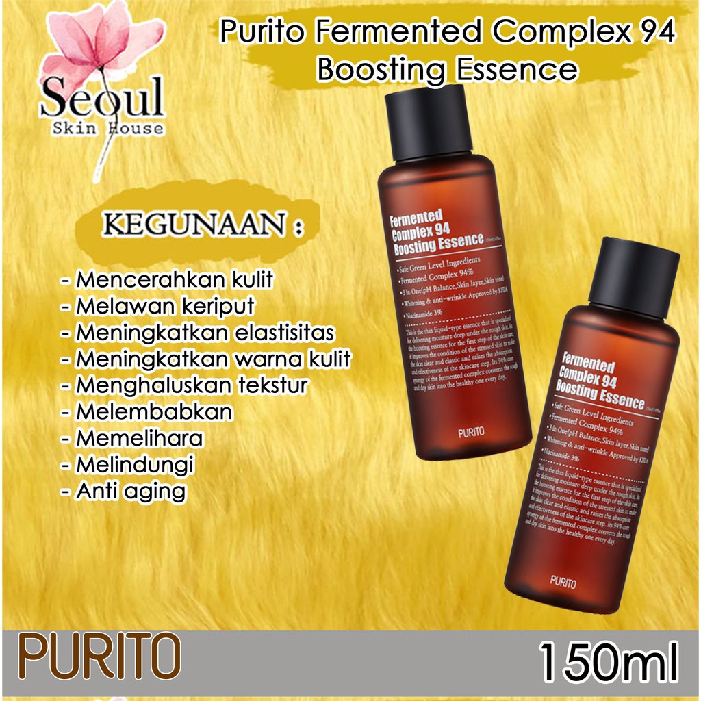 Jual PURITO Fermented Complex 94 Boosting Essence 150ml Shopee