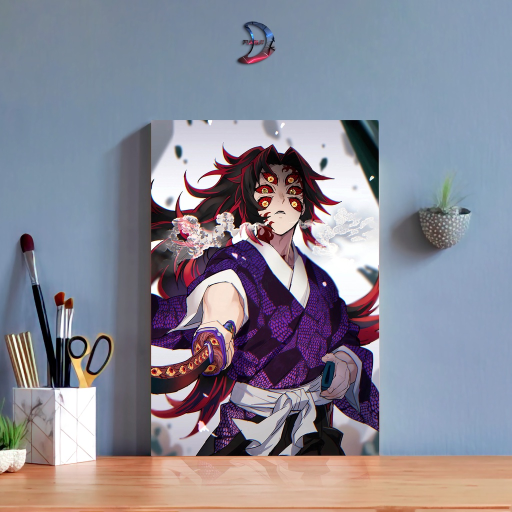 Jual POSTER KAYU KIMETSU NO YAIBA 20X30 HIASAN DINDING ANIME DEMON