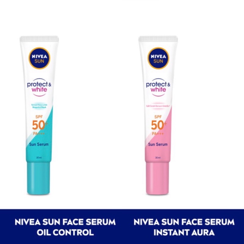 Jual Nivea Sun Face Serum Protect White Instant Aura Oil Control Spf