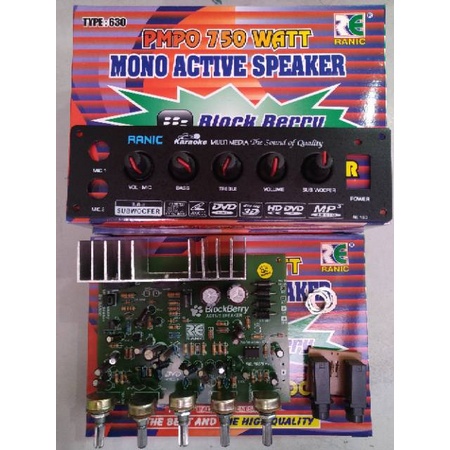 Jual Kit Aktif Speaker Mono Plus Mic Subwoofer Shopee Indonesia