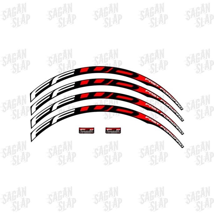 Jual Stiker Ffwd F R Lebar Cm Sticker Decal Rim Rims Velg Roadbike