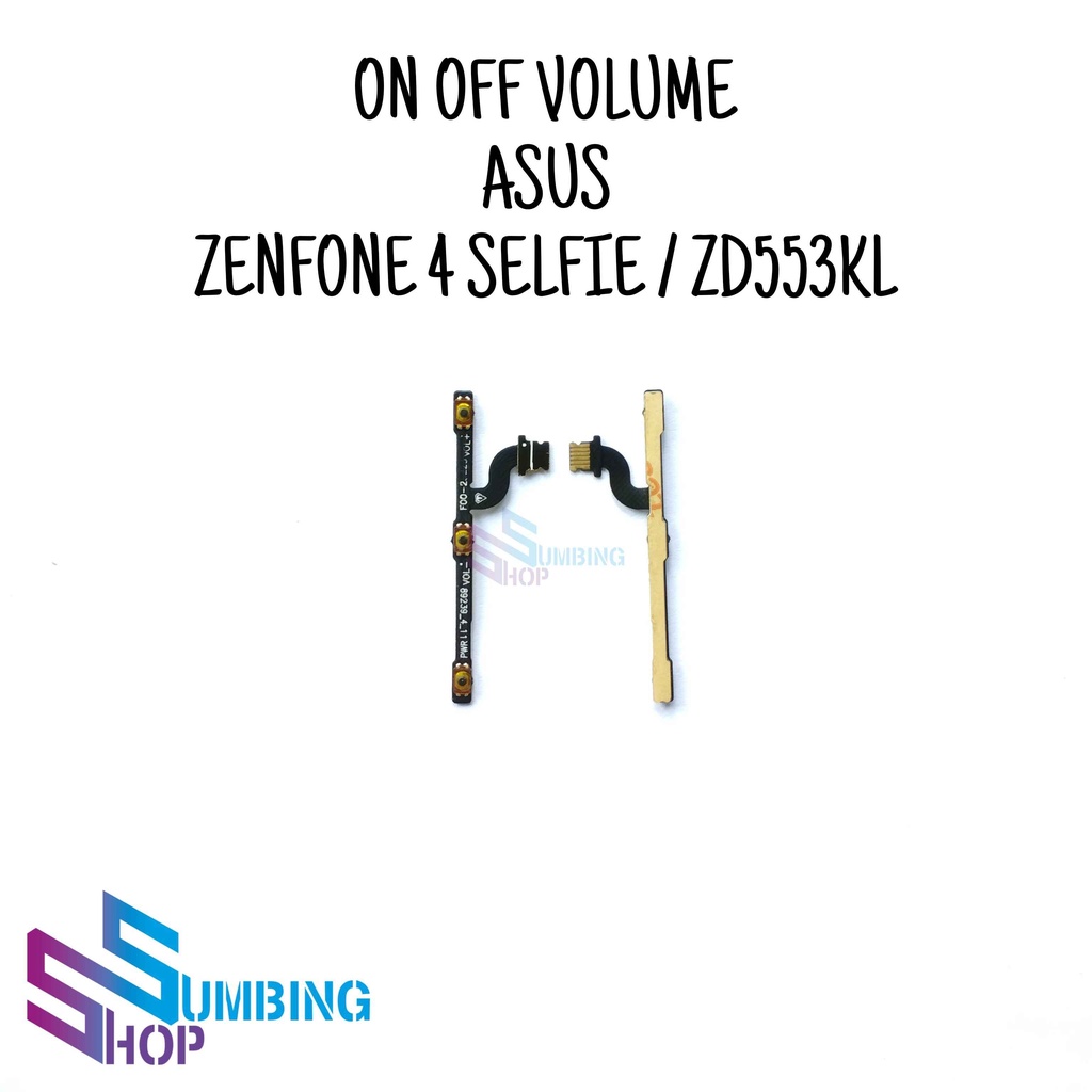 Jual Flexible On Off Asus Zenfone Selfie Zd Kl Tombol Volume