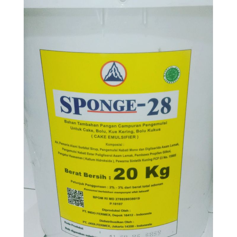 Jual Pengembang Kue SP Sponge 28 Timbang 1 Kg Shopee Indonesia