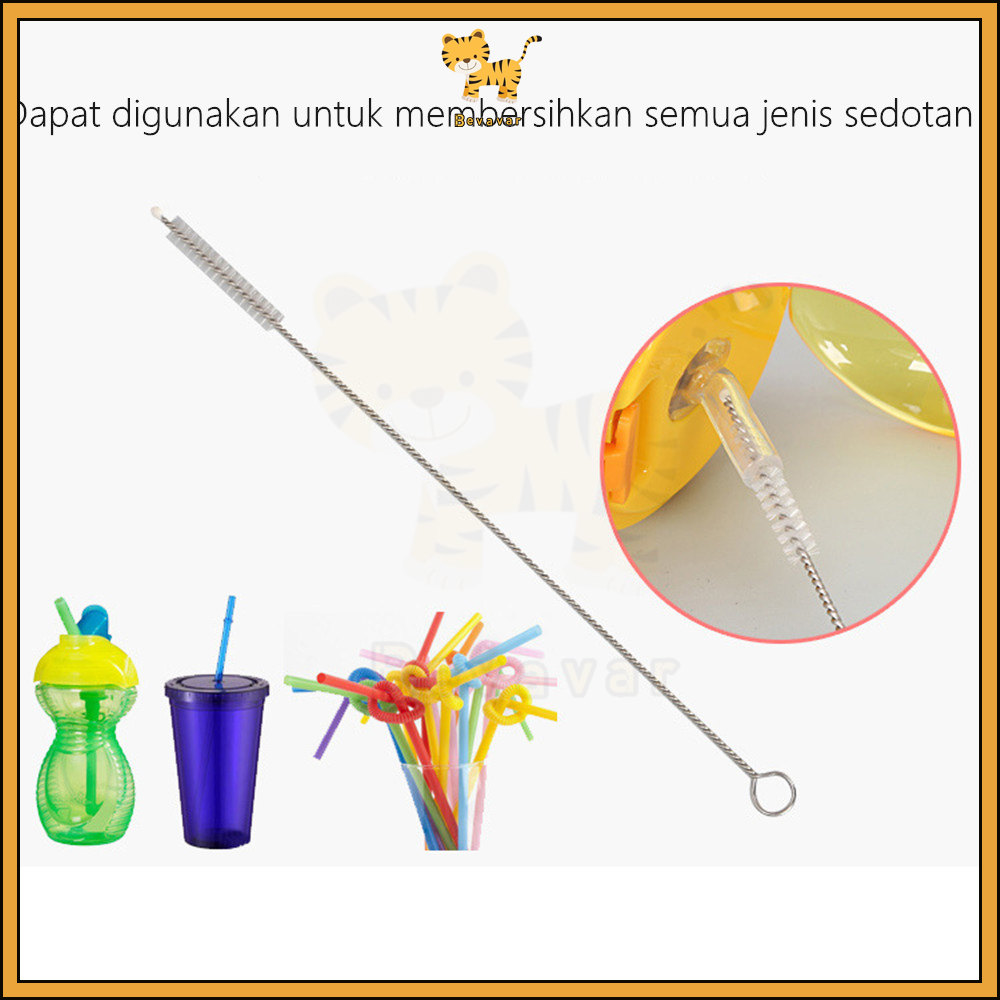 Jual Bevavar Sikat Pembersih Sedotan Sikat Sedotan Stainless Brush