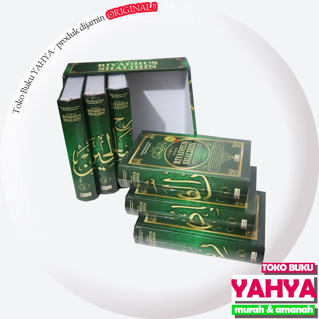 Jual 1 Set 6 Jilid Plus Box Syarah Riyadhus Shalihin Darus Sunnah