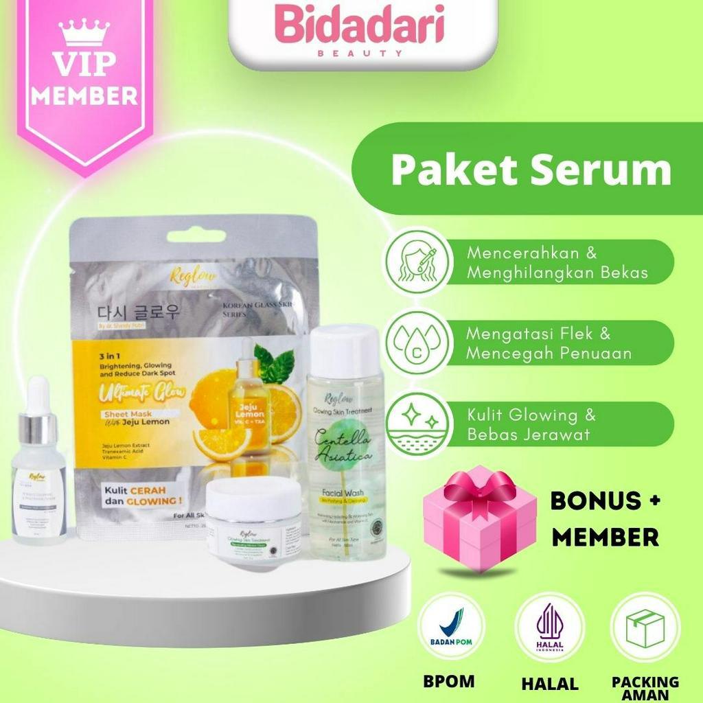 Jual Paket Skincare Reglow Original Acne Cream Jerwat Cream Bruntusan