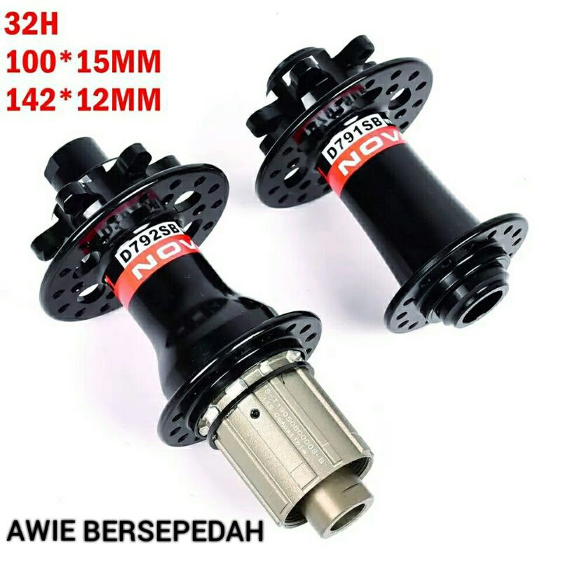 Jual Hub Freehub NOVATEC HG Casette TA Thru Axle 15 X 100 12 X 142 11