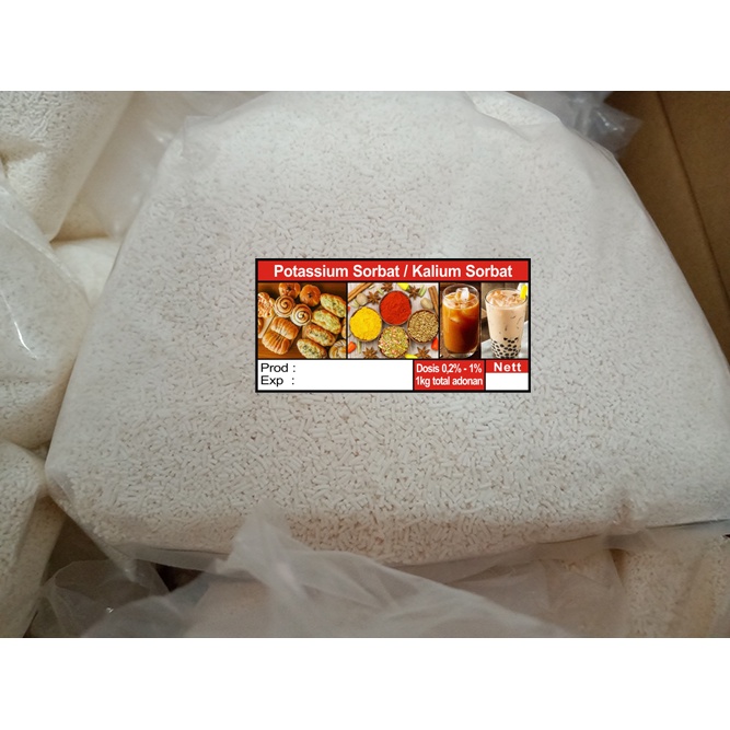 Jual Potassium Sorbate Kalium Sorbat Food Grade 1kg Shopee Indonesia