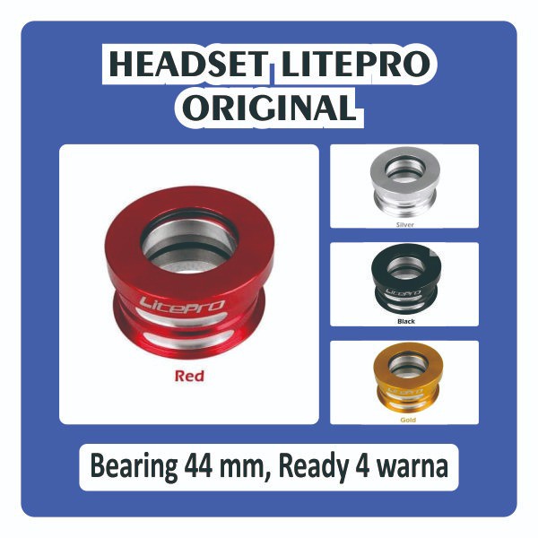 Jual Headset Litepro Bearing Mm Folding Bike Sepeda Lipat Lite Pro