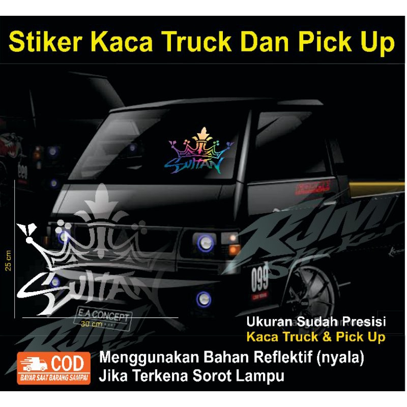 Jual Stiker Kaca Depan L Sultan Stiker Kaca Truck Dan Pick Up Stiker