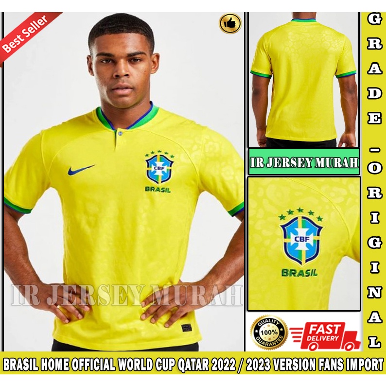 Jual Jersey Brazil Piala Dunia 2022 Home Official Grade Ori Import Top