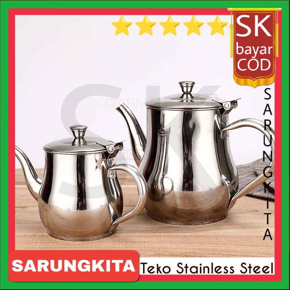 Jual Teko Air Saji Minum Ceret Teh Tahan Panas Dingin Kettle Stainless