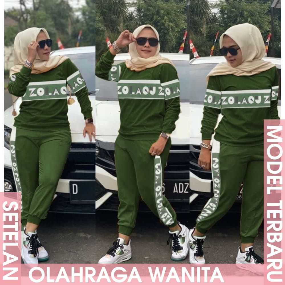 Jual Baju Senam Setelan Pendek Wanita Setelan Olahraga Terbaru Baju