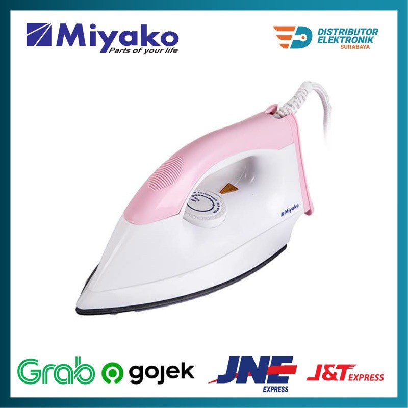 Jual Miyako Setrika Kering El M Setrika Dry Iron Anti Lengket