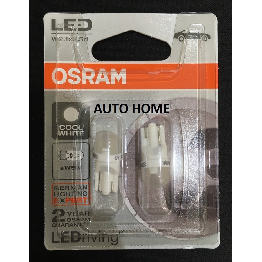 Jual Osram LED T10 W5W Putih Lampu Senja Kota Plat Nomor Plafon