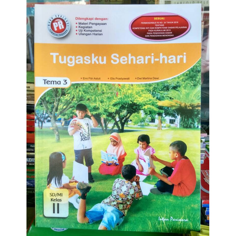 Jual BUKU PR TEMATIK KELAS 2 SD TEMA 3 TUGASKU SEHARI HARI Shopee