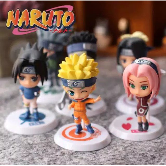 Jual JUAL SATUAN Action Figure Naruto Chibi Pajangan Miniatur Topper