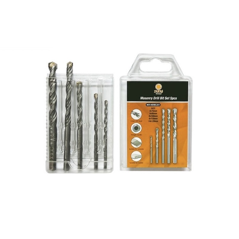 Jual Ikura Masonry Drill Bits Set Mm Mata Bor Beton Tembok Set Pcs