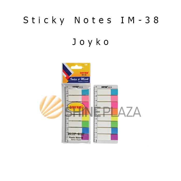 Jual Memo Sticky Notes Joyko Im Index Mark Penanda Pembatas Joyko