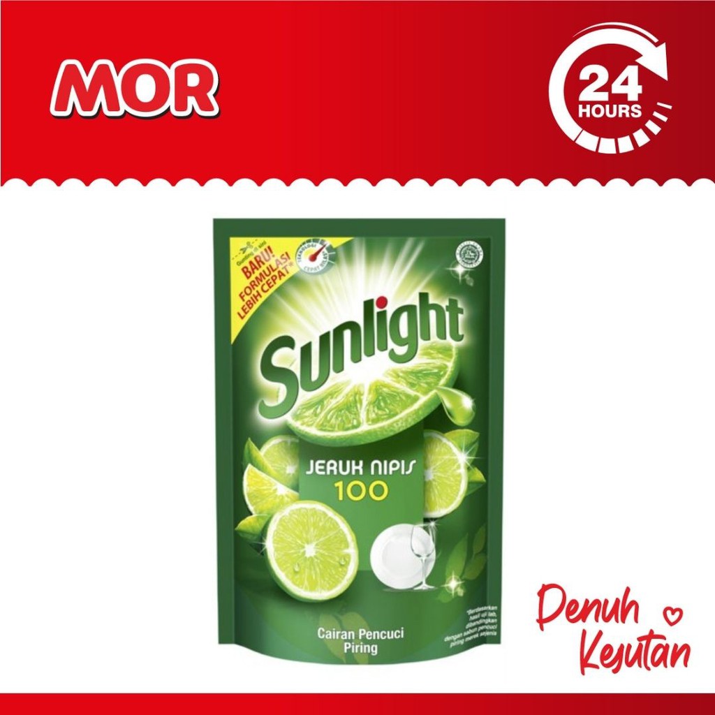 Jual SUNLIGHT Lime New Cairan Pencuci Piring Jeruk Nipis Pouch 755 Ml