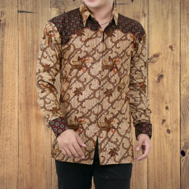 Jual Kemeja Batik Motif Seno Sakti Arta Batik Super Seragam Sekolah