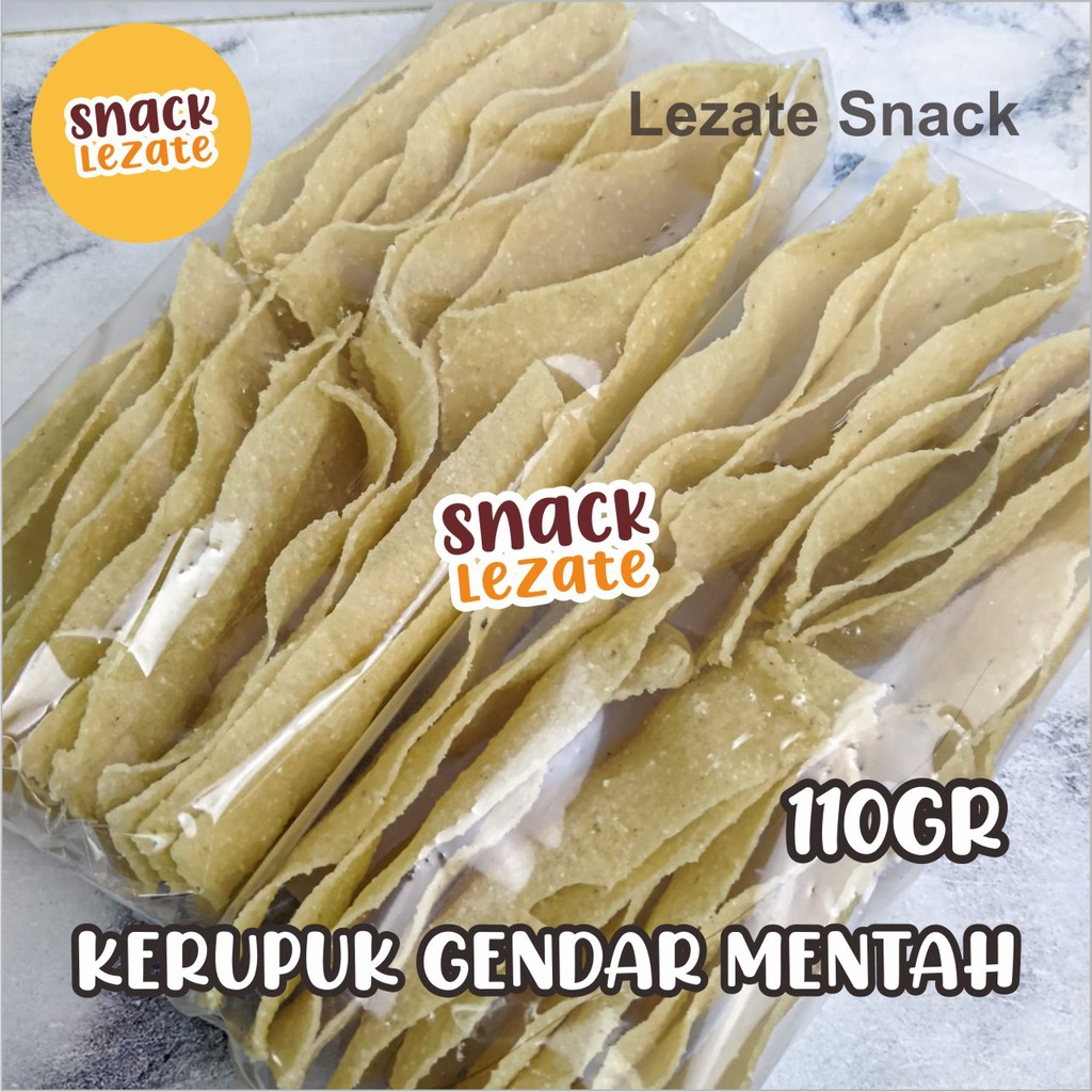 Jual Kerupuk Gendar Mentah Asli Khas Solo Rasa Bawang Murah Kerupuk