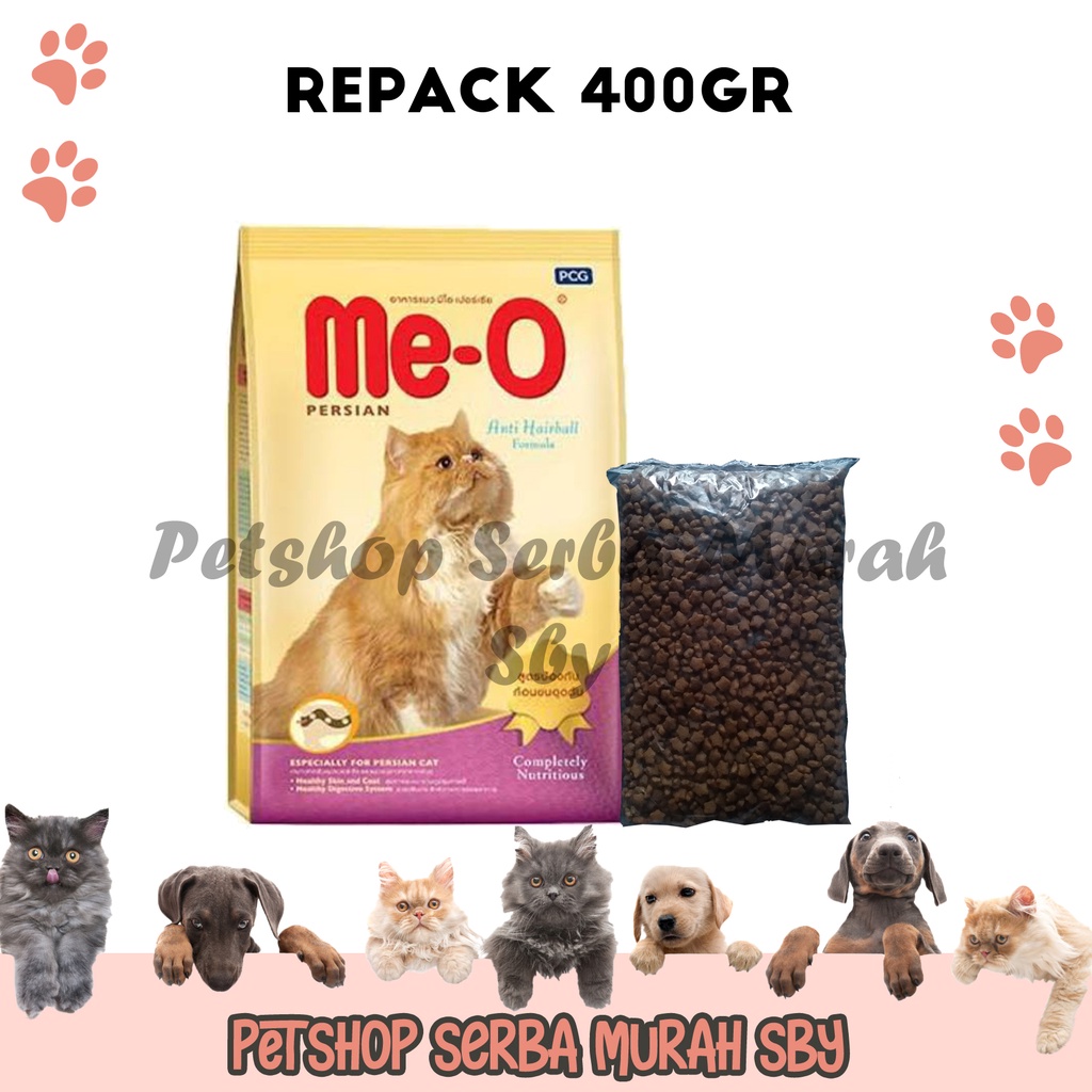 Jual MeO Me O Persian Adult Repack 400gr Makanan Kering Kucing Persia