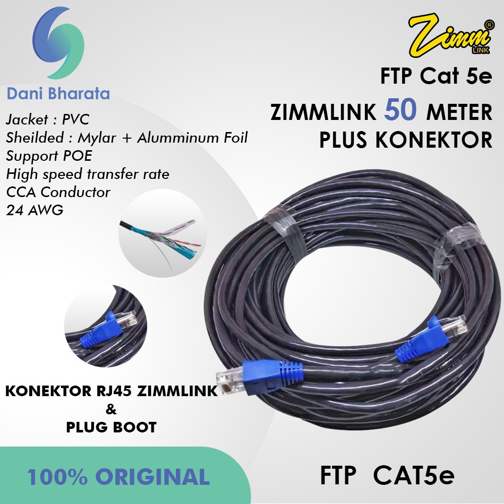 Jual Kabel Lan Ftp Cat E Meter Siap Pakai Kabel Lan Outdoor Stp