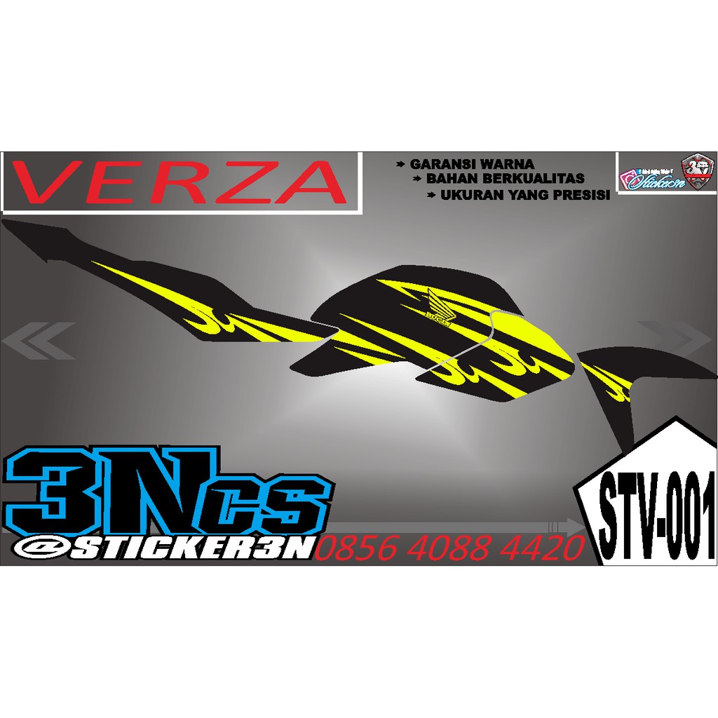 Jual Sticker Stripping Verza Stripping Variasi Honda Verza Sticker