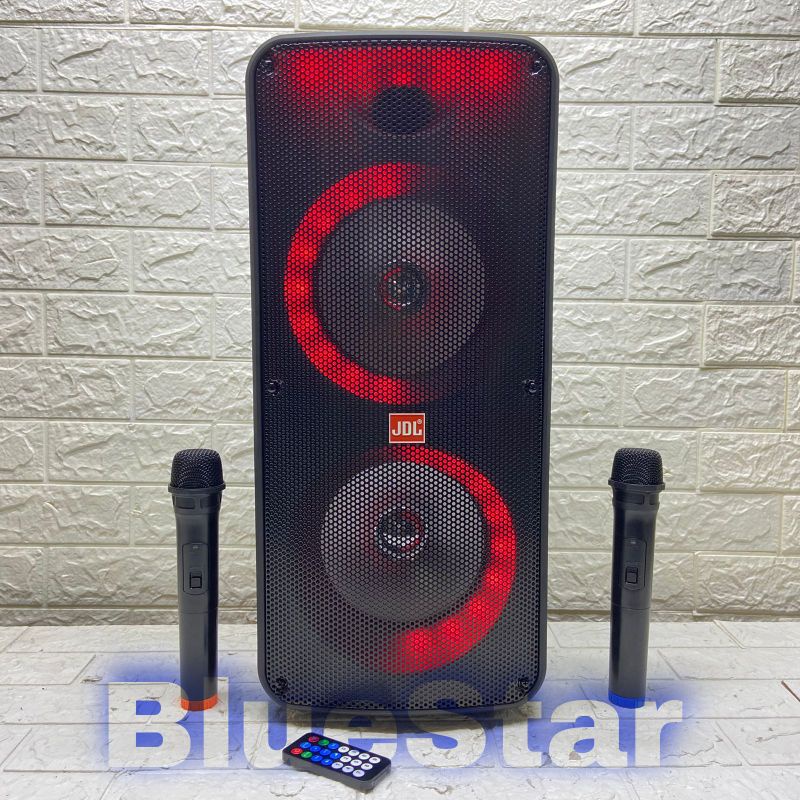 Jual Speaker Portable Wireless JDL QQ 8 Original Double 8 Inch