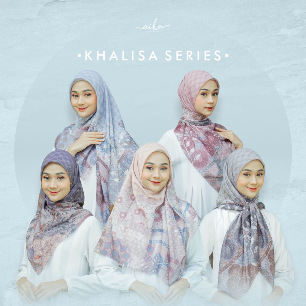 Jual AIKA BY VHP HIJAB VOAL PRINTING NAILA ULTRAFEEL KHALISA