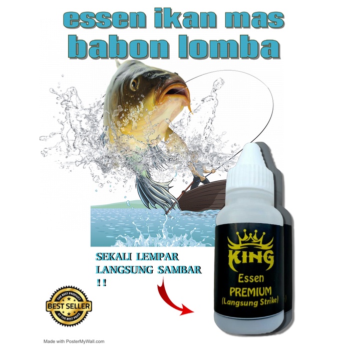 Jual Essen Ikan Mas Babon Lomba Masuk Semua Media Umpan 30ml Paling