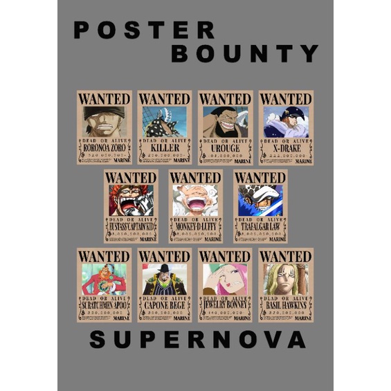 Jual Poster One Piece Supernova Shopee Indonesia