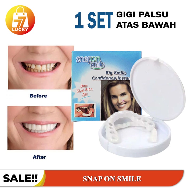 Jual BISA COD Original 100 Snap On Smile Authentic Gigi Palsu