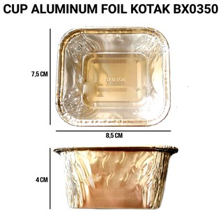 Jual Cup Aluminium Foil Kotak Bx Aluminium Tray Alu Tray