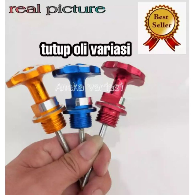 Jual Tutup Oli Mesin Motor Model Jarum Motor Drat Kasar Universal