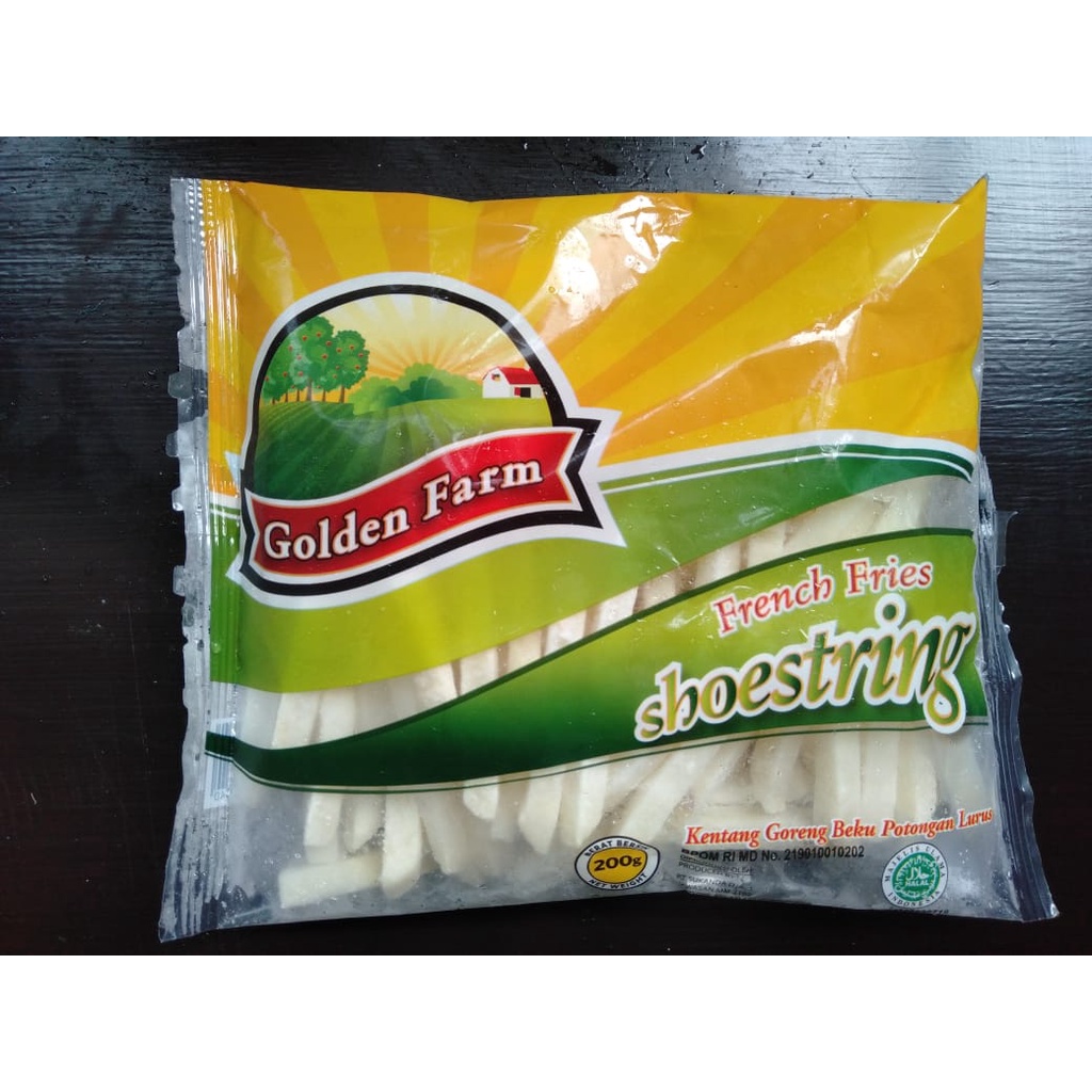 Jual GOLDEN FARM French Fries 200gr Kentang Beku Shopee Indonesia