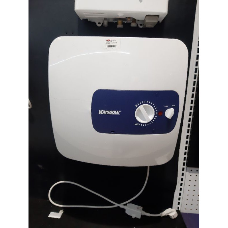 Jual Water Heater Krisbow Listrik 15 Ltr 350w Putih Biru Shopee