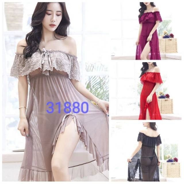 Jual VEE Babydoll Lingerie 31880 Seserahan Baju Tidur Shopee Indonesia